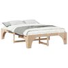 vidaXL Estructura de cama Marrón 150 x 200 cm Madera de pino macizo