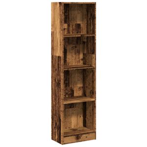 vidaXL Estanter&iacute;a madera de ingenier&iacute;a color envejecido 40x24x143 cm