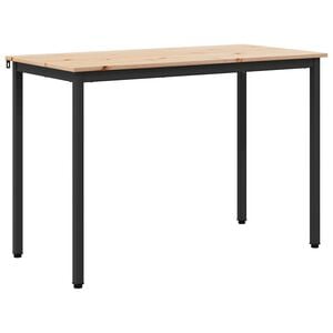 vidaXL Mesa de Comedor Natural 110 x 55 x 75 cm Madera de pino macizo