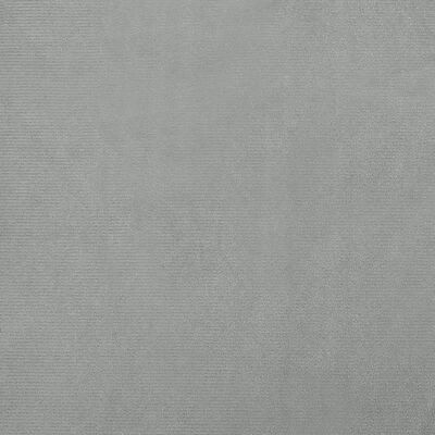 vidaXL Sofá para niños de terciopelo gris claro 70x45x30 cm