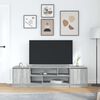 vidaXL Mueble de TV Sonoma gris 188,5x41x50 cm madera de ingenier&iacute;a