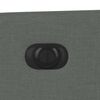 vidaXL Sill&oacute;n reclinable el&eacute;ctrico de tela gris oscuro