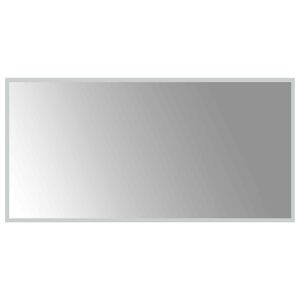 vidaXL Espejo de ba&ntilde;o LED Transparente 100 x 50 cm vidrio templado
