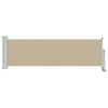vidaXL Toldo lateral 60 x 300 cm 100% poli&eacute;ster hierro acero