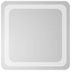vidaXL Espejo de ba&ntilde;o LED Transparente 40 x 40 cm vidrio templado