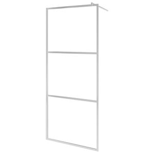 vidaXL Mampara de ducha accesible vidrio ESG claro 90x195 cm