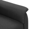 vidaXL Sill&oacute;n reclinable de tela gris oscuro