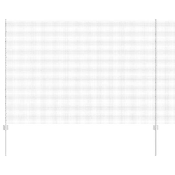 vidaXL Valla con Poste Plateado 1,5 x 25 m Acero