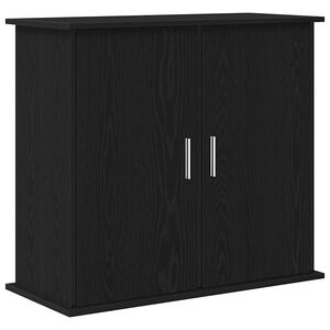 vidaXL Soporte para acuario de madera de ingenier&iacute;a de roble negro 81x36x73 cm