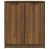 vidaXL Aparador de madera contrachapada marrón roble 60x30x70 cm