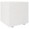 vidaXL Jardinera madera maciza de pino blanco 70x70x72,5 cm