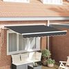 vidaXL Toldo Retr&aacute;ctil Manual Antracita 300 x 200 cm tela