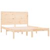 vidaXL Estructura de cama madera maciza de pino 120x200 cm