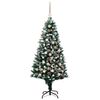 vidaXL Árbol de Navidad artificial Verde 180 cm PVC y Acero y Plástico