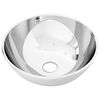vidaXL Lavabo de cer&aacute;mica plateado 28x10 cm