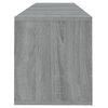 vidaXL Mueble de TV madera contrachapada gris Sonoma 120x30x40,5 cm