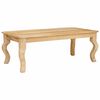 vidaXL Mesa de Caf&eacute; Marr&oacute;n 110 x 55 x 40 cm Madera de mango maciza