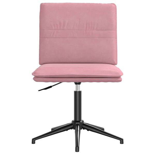 vidaXL Silla de comedor terciopelo rosa
