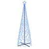 vidaXL &Aacute;rbol de Navidad c&oacute;nico 500 LED azul 100x300 cm