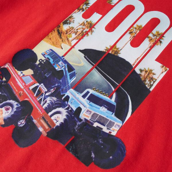 Camiseta infantil rojo 116