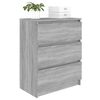 vidaXL Aparador de madera contrachapada gris Sonoma 60x35x76 cm