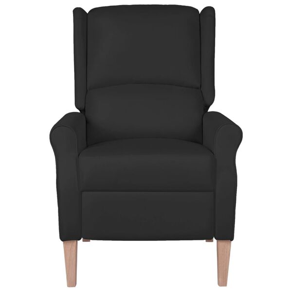 vidaXL Sill&oacute;n reclinable de tela negro