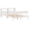 vidaXL Estructura de cama sin colch&oacute;n madera de pino blanca 150x200 cm