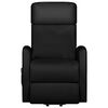 vidaXL Sill&oacute;n de masaje elevable cuero sint&eacute;tico negro