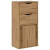 vidaXL Mueble auxiliar con cajones ODDA 40x24x79 cm madera maciza pino