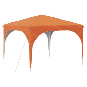 vidaXL Carpa Plegable para Fiestas 290 x 290 x 245 cm Naranja