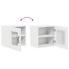 vidaXL Mueble de Cocina Kalmar 2 pcs brillante 40 x 31 x 40 cm