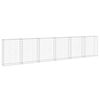 vidaXL Muro de gaviones con cubiertas acero galvanizado 300x30x100 cm