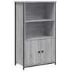 vidaXL Aparador alto madera de ingenier&iacute;a gris Sonoma 62x32x103,5 cm