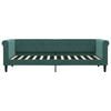 vidaXL Sofá cama sin colchón terciopelo verde oscuro 80x200 cm