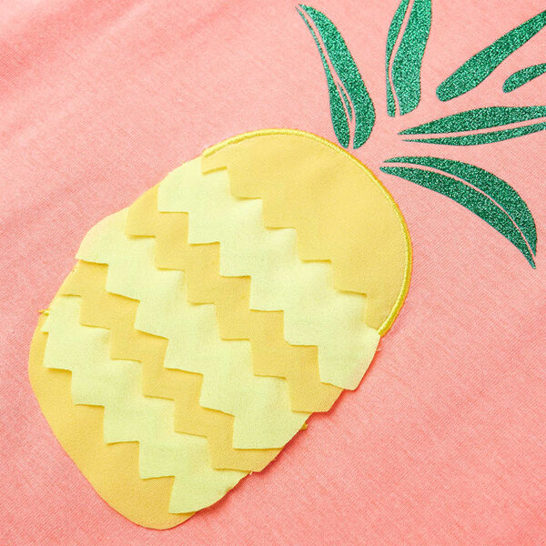 Camiseta infantil color coral ne&oacute;n 92