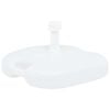 vidaXL Base de sombrilla rellenable arena/agua pl&aacute;stico blanco 16 L