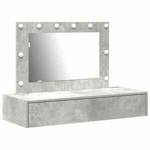 vidaXL Mesa Tocador Gris 100 x 40 x 70 cm Madera de ingenier&iacute;a