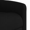 vidaXL Sill&oacute;n reclinable de masaje de tela negro