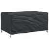vidaXL Funda para muebles Liso Negro 172 x 113 x 73 cm 600D