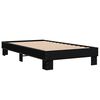 vidaXL Estructura de cama madera de ingeniería y metal negra 75x190 cm