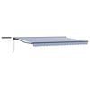 vidaXL Toldo Retr&aacute;ctil El&eacute;ctrico Azul, Blanco, Antracita 4 x 3 m