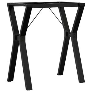vidaXL Patas de mesa de comedor estructura Y acero 60x40x73 cm