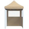 vidaXL Carpa de Fiesta Beige 200 x 200 x 306 cm Tela Oxford