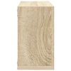 vidaXL Estantes cubo de pared 2 unidades roble Sonoma 26x15x26 cm