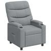 vidaXL Sill&oacute;n reclinable Gris Claro 75 x 93 x 102 cm Tela