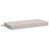 vidaXL Coj&iacute;n de banco SOEST 100% Poli&eacute;ster Blanco 60 x 40 x 8 cm