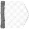 vidaXL Cerca de eslabones de cadena 2 x 20 m Cristal Cuero sint&eacute;tico