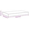 vidaXL Estante flotante de pared MDF blanco 40x23x3,8 cm