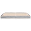 vidaXL Estructura de cama sin colch&oacute;n gris Sonoma 180x200 cm