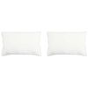 vidaXL Almohada 2 uds. 70 x 90 cm Fibra de bamb&uacute; Blanco